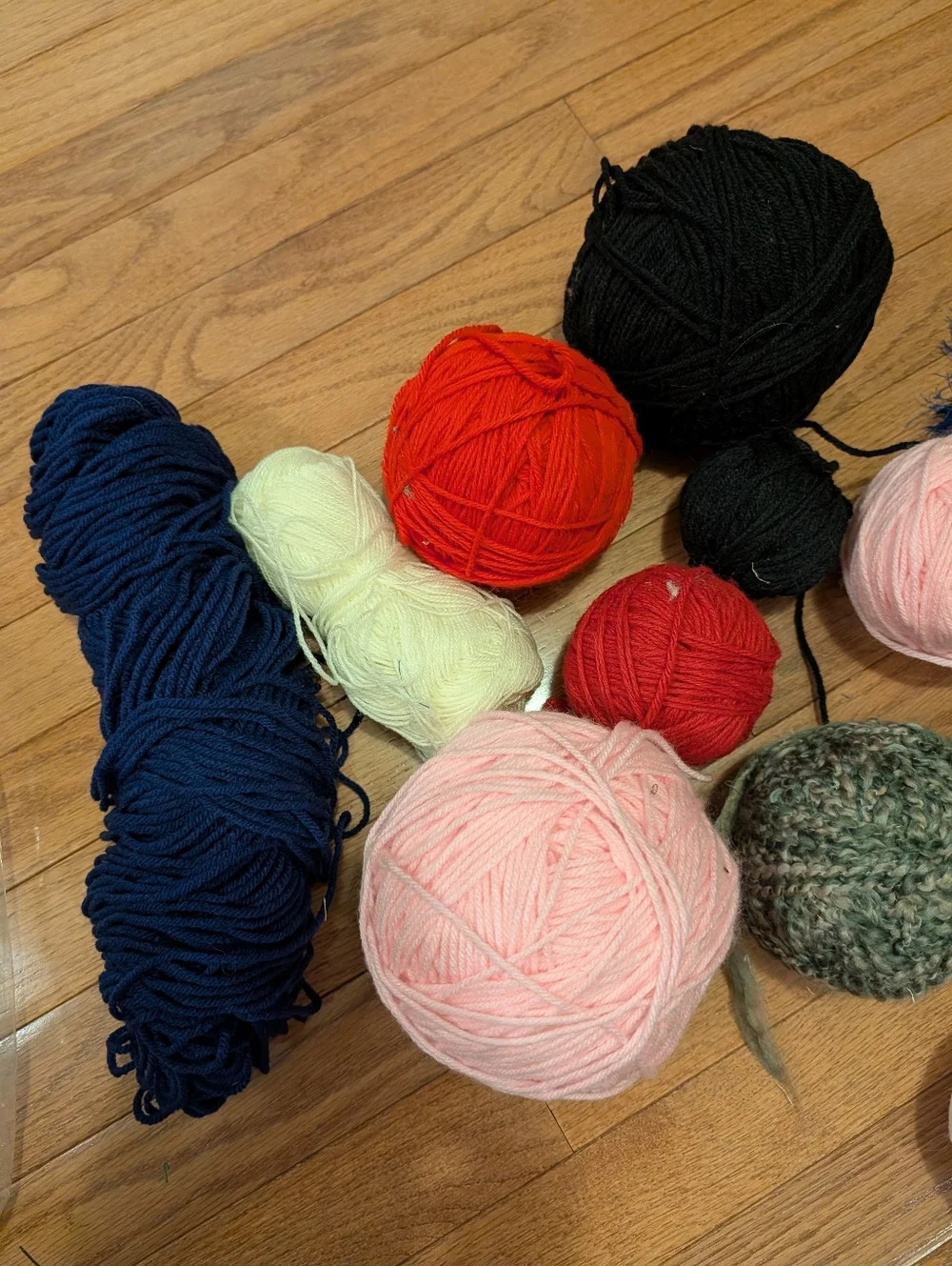 Destash Mixed YARN Lot Crochet Knit GIFT  Bundle Crafts Various Weights/Colors